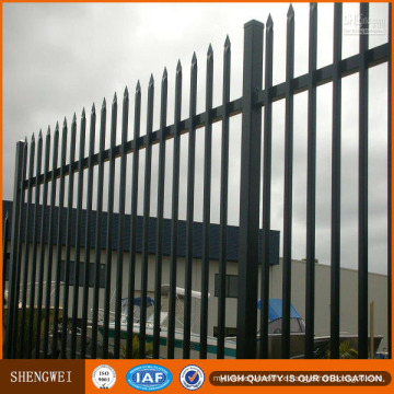 Powder Coated Metal Picket Residential Fencing